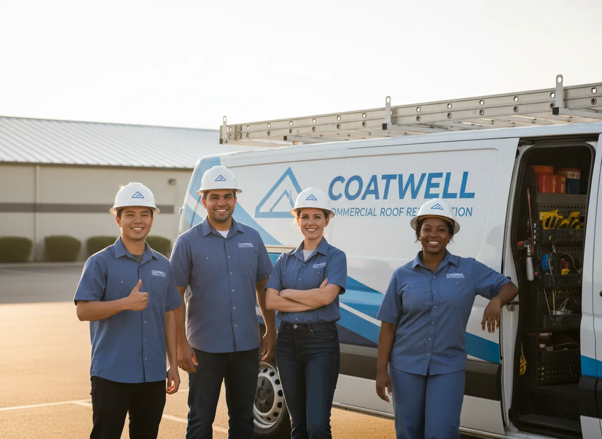 Commercial roof coating company in Centuria, WI
